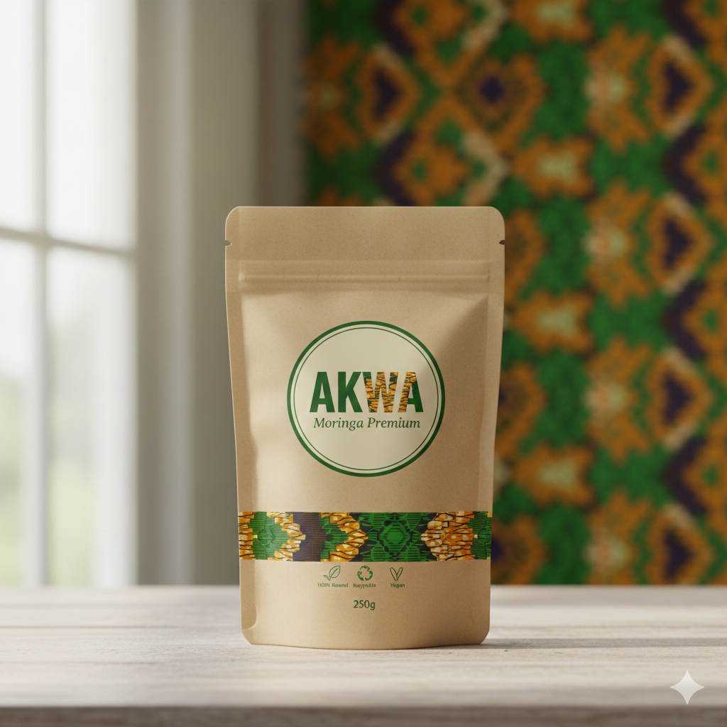 Poudre de Moringa Premium - CĂ´te d'Ivoire (250g)